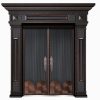 Cửa chính 2 cánh đều mẫu cao cấp D102 thương hiệu Cửa Thép Dragon