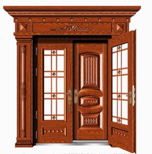 Mẫu cửa chính hai lớp cao cấp BT121 thương hiệu Cửa Thép Dragon