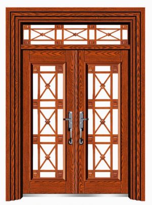 Mẫu cửa thép kính cao cấp BT125 thương hiệu Cửa Thép Dragon