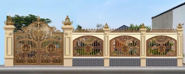 Cửa Nhôm Hiện Đại Sang Trọng Đúc Nguyên Khối Bản Mới BHCN-102